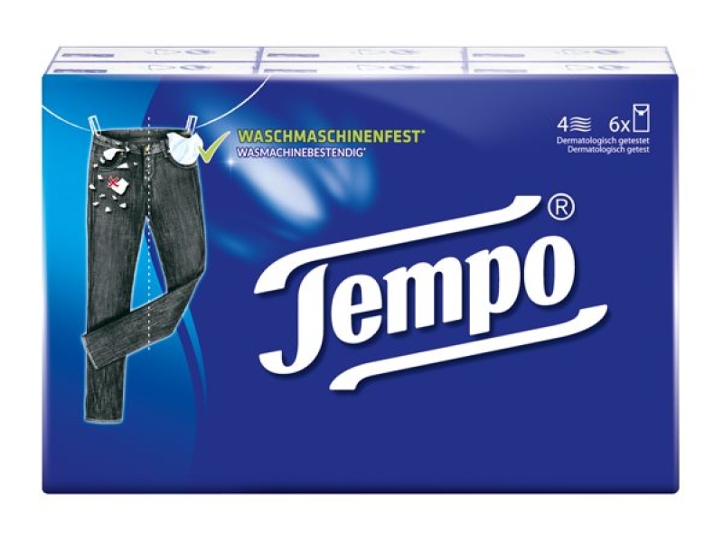 TEMPO mouchoirs Classic 6 x 10 pièces