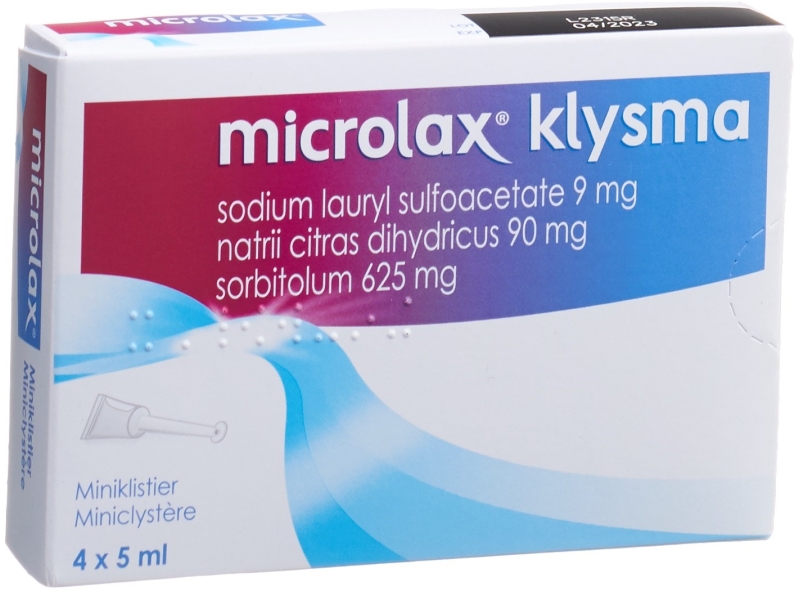 MICROLAX clistere 4 tubetti 5 ml