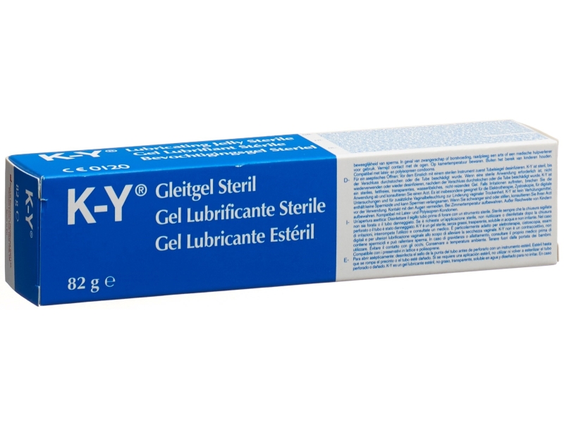 KY Jelly gelée lubrifiante médicale stérile tube 82 g