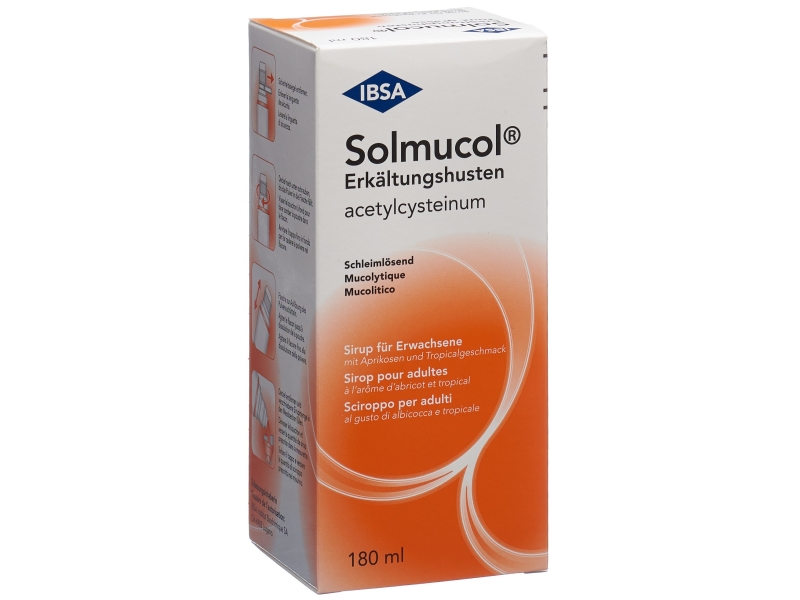 SOLMUCOL Erkältungshusten Sirup 200 mg/10ml 180 ml