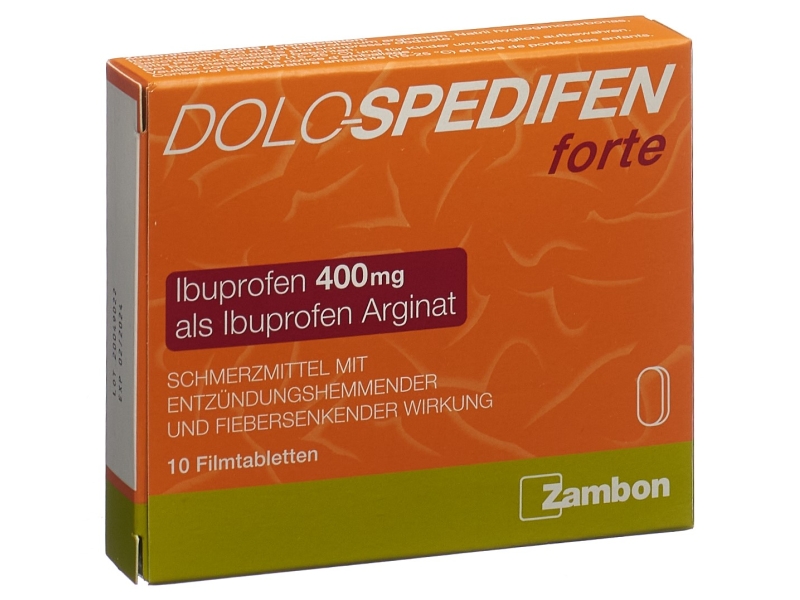 DOLO SPEDIFEN Forte comprimés pelliculés 400 mg 10 pièces