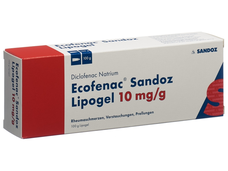 ECOFENAC SANDOZ Lipogel 1% 100 g