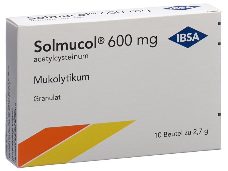 SOLMUCOL Gran 600 mg o Zucker (D) Btl 10 Stk