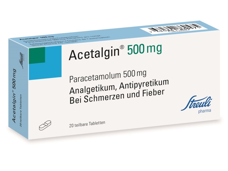 ACETALGINE Comprimés 500 mg 20 pièces