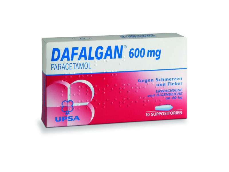 DAFALGAN suppositoires 600 mg 10 pièces