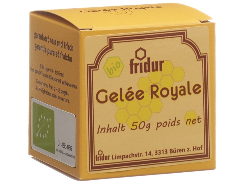 FRIDUR Bio-Gelée-Royale Glas 50 g