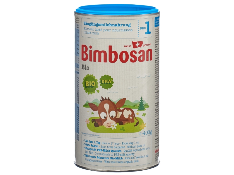 BIMBOSAN Bio 1 Boîte de Lait Infantile, 400g
